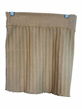 Offline by Aerie Ribbed Tan Women’s Knit Skirt Size S Casual Lightweight NEW